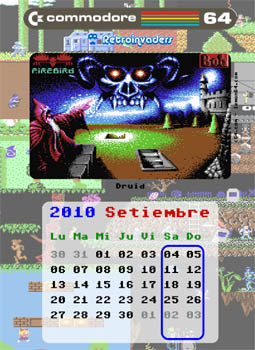 Calendario C64 de Retroinvaders